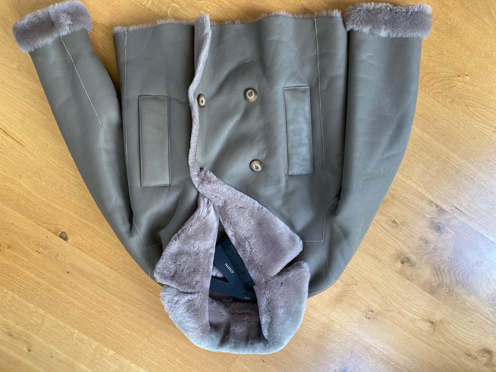 Calla Double Breasted Shearling Coat