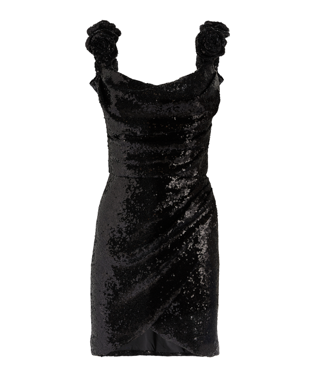 Costarellos  Sequin-Embellished Vespera Mini Dress