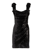 Costarellos  Sequin-Embellished Vespera Mini Dress