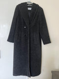 MaxMara Grey Alpaca Wool Coat