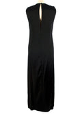 Catherine Quinn Black Silk Ruched Dress