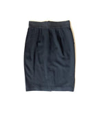 Dolce & Gabbana Stretch Crepe Black Skirt