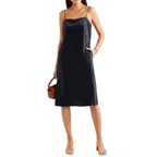Deveaux Coco Satin Midi Dress