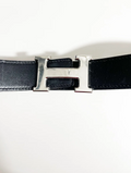 Hermes Black and Brown Reversible Constance Belt