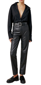 Reformation Veda Cynthia Leather Trousers