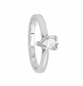 18ct White Gold Pear Cut Diamond Engagement Ring