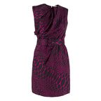 Philip Armstrong abstract-jacquard belted dress