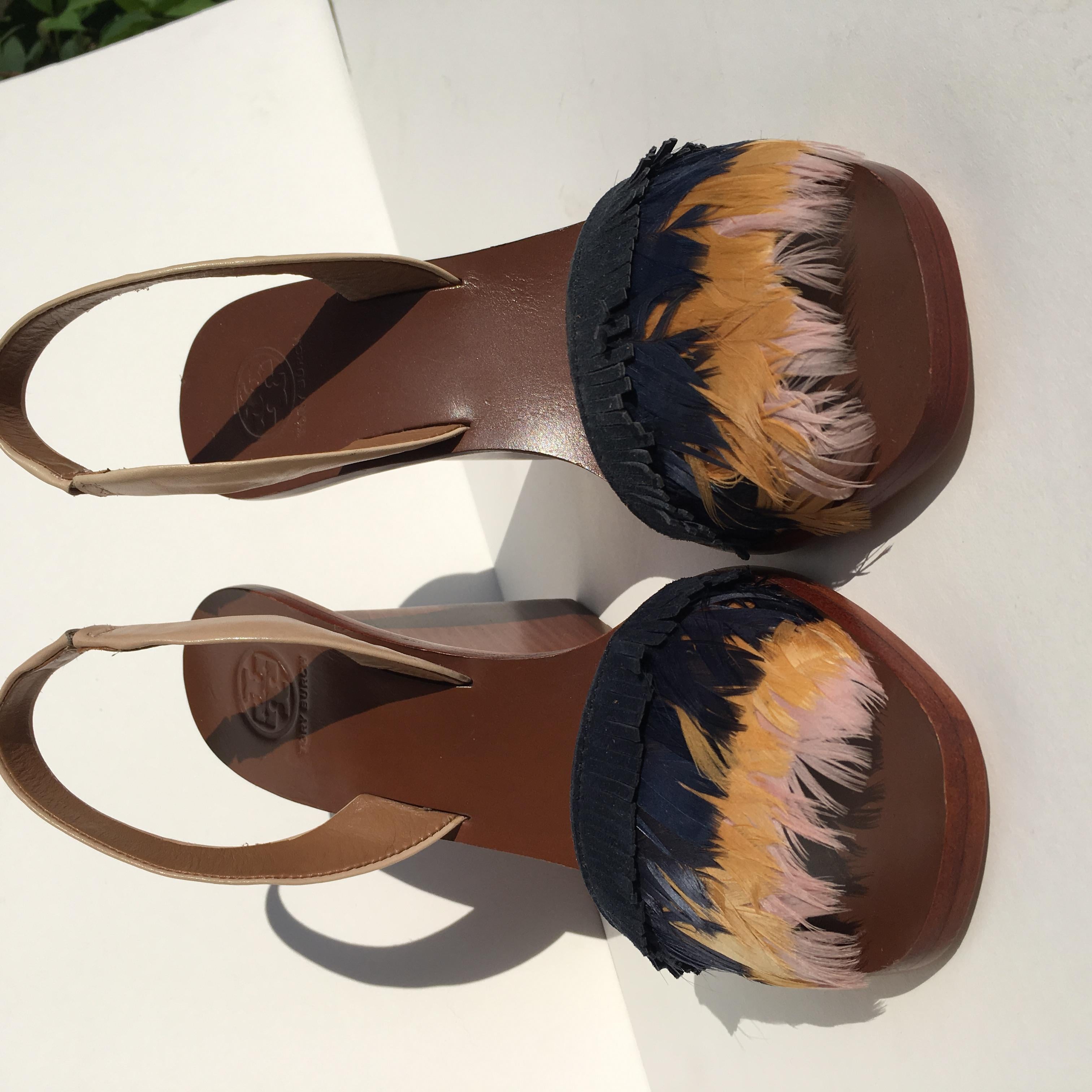 Tory Burch Block Heel Sandals