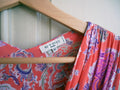 Etro Paisley Print Sleeveless Draped Dress