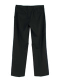 Textured Black Trousers