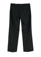 Textured Black Trousers