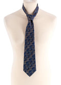 Turnbull Asser Blue Loose Paisley Tie