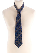 Turnbull Asser Blue Loose Paisley Tie