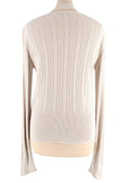 Proenza Schouler White Label Silk Blend Rib Knit Cardigan
