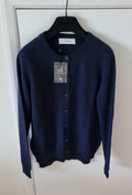 navy cashmere cardigan