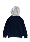 Polo Ralph Lauren Navy Cricket-Striped Hooded Sweatshirt