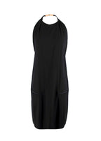 Celine Black Halterneck Open-back Dress