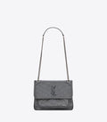 Saint Laurent Charcoal Grey Niki Crossbody Bag