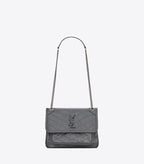 Saint Laurent Charcoal Grey Niki Crossbody Bag