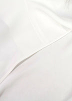 Victoria Beckham Digital Feather Print Scarf Neck Blouse
