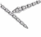 Serpenti Diamond And White Gold Necklace