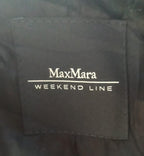 Weekend MaxMara Black & Beige Jacquard Coat