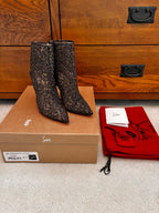 Christian Louboutin Nancy Glitter Booties