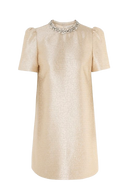 Zimmearmann Gold Crush Shift dress
