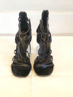 Giuseppe Zanotti black strappy sandals