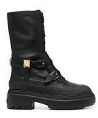 Fendi Black Delfina Combat Boots