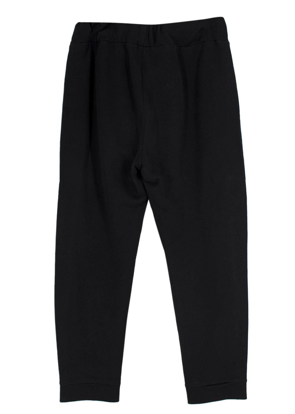 Fendi Black Red Eye Detail Joggers