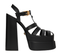 Black La Medusa Platform Sandals