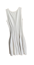 Alaia White Fit And Flare Dress