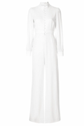 GOAT White Crepe Jumpsuit