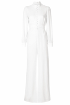 GOAT White Crepe Jumpsuit