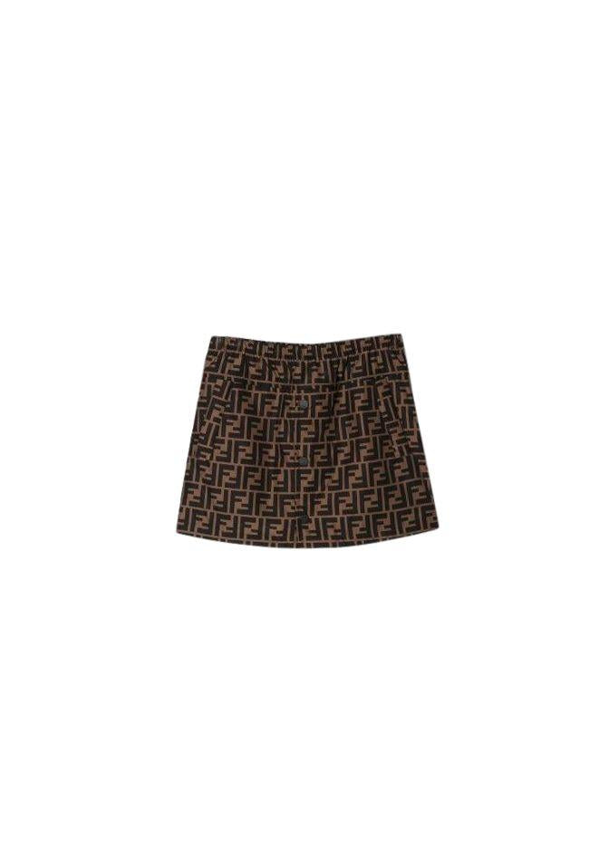 Kids 4Y FF motif skirt