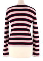 Valentino ricolour striped cashmere sweater