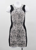 Parker Black Pattern Bodycon Dress