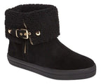 Burberry Black Sheepskin Lined Ankle Boots