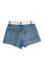 Alexander Wang Denim Shorts with Branded Waistband