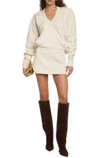 Gael cotton jersey sweatshirt dress