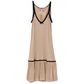 Blumarine Pleated Soft Peach Dress