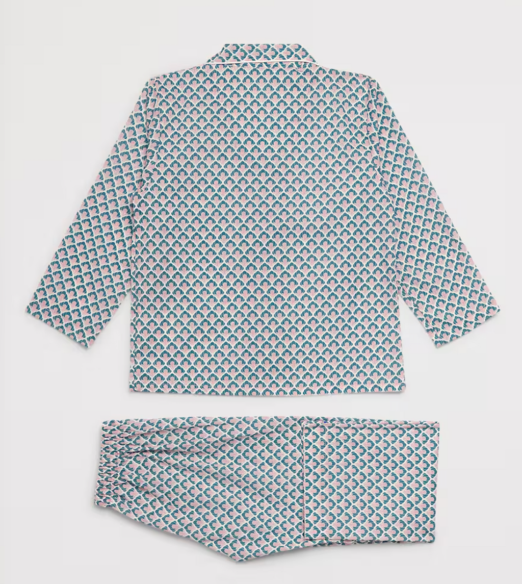 Derek Rose Kids Printed Ledbury Pyjama Set (3-12 Years)