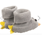 Stella McCartney Grey Merino Wool Dragon BabyGrow, Hat & Booties