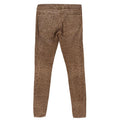 Current Elliott Brown Corduroy Leopard Print Jeans