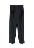 Racil Classic Black Wool Suit Trousers