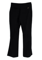 La Mania Black Kick Flare Trousers