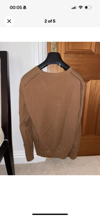 Tan Brown Cashmere Round Neck Jumper