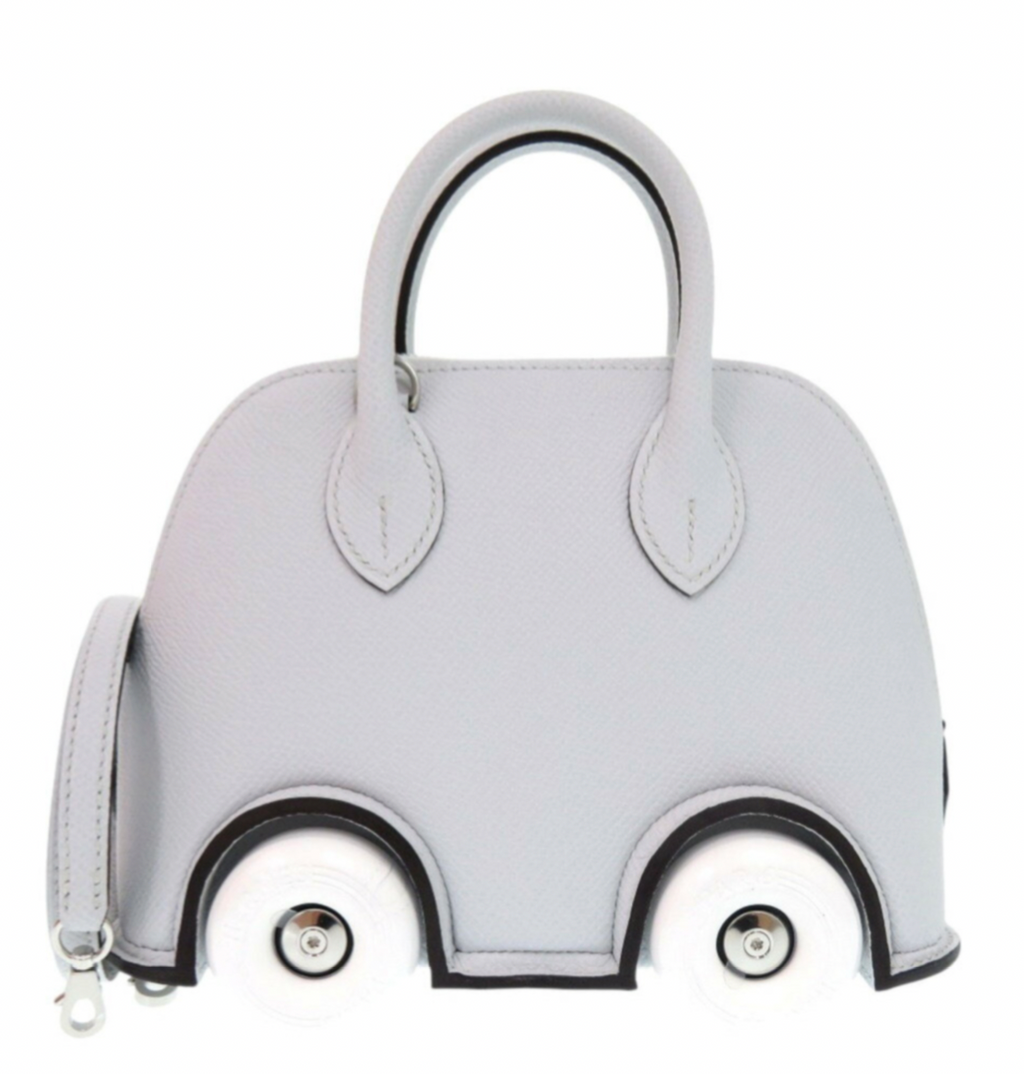 Hermès Bolide On The Wheels Grey Epsom Leather