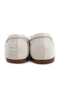 Bottega Veneta White Intrecciato Laser-cut Loafers